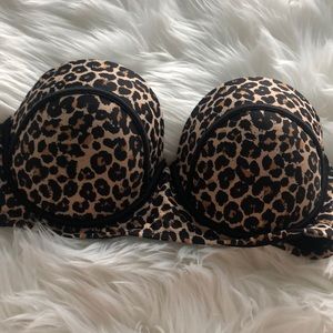 Leopard swim suit top